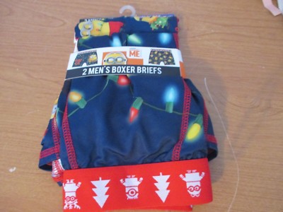 Briefly Stated~DESPICABLE ME MINIONS set of BOXER BRIEFS~Men's XL~NWT 
