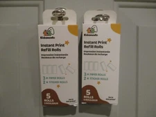 Kidamento Koko Kids Camera Paper Refill + Sticker Rolls (10 Rolls)