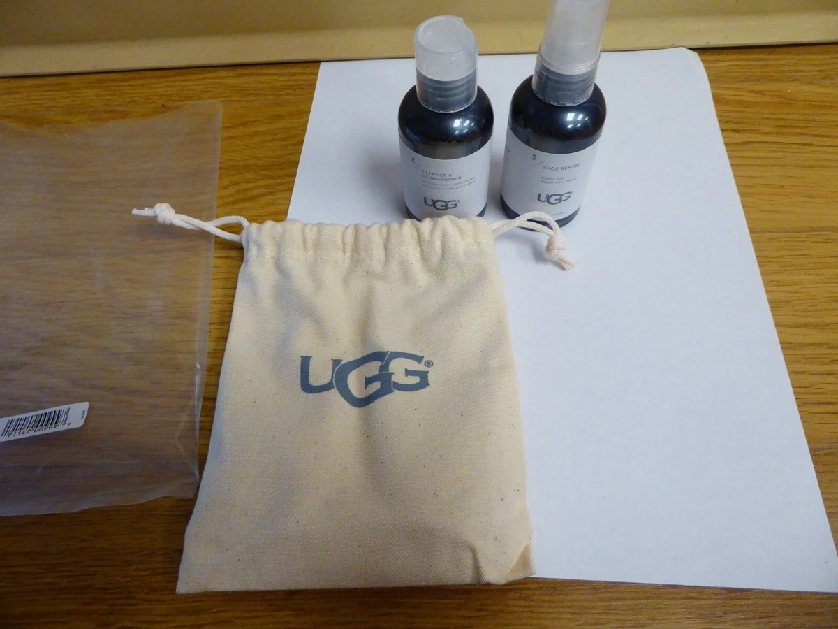 NEW UGG CARE TRAVEL KIT 2.0 OZ SHOE RENEW CLEANER & CONDITIONER, Ugg