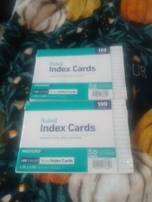 200 Count - WEXFORD 4" x 6" Ruled Index Cards -