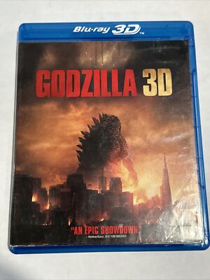GODZILLA 2014 3D + BLU-RAY + DVD (no Code)