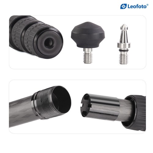 Leofoto LS-223C Table-Top/Mini Tripod Carbon Fiber for Camera with case - Picture 7 of 8
