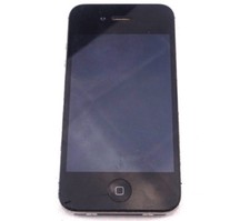 Apple iPhone 4 Black/Silver A1349 As-Is Parts/Repair Cracked Free Shipping