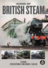 ICONS OF BRITISH STEAM FLYING SCOTSMAN KING EDWARD CLAN LINE 3 X DVD NEW SEALED