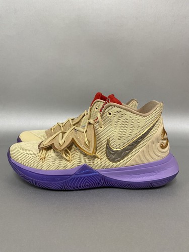 kyrie 5 purple and gold