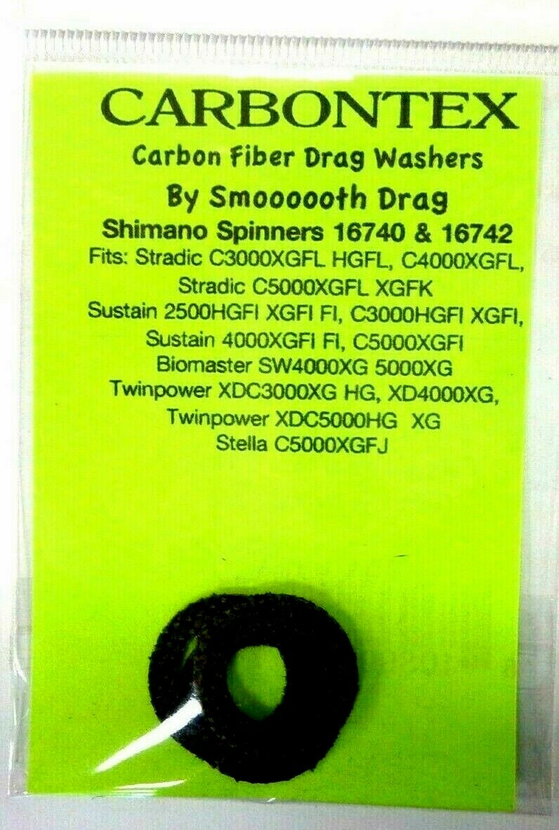 Carbontex Drag Washers SHIMANO 16740 & 16742 Stradic C3000HGFL