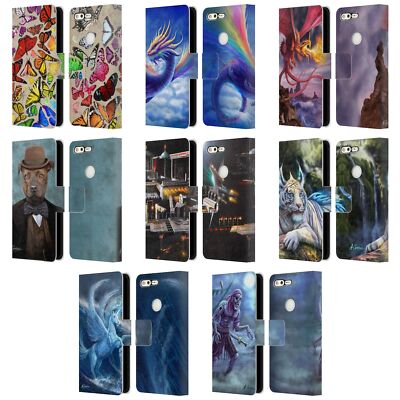 OFFIZIELLE ANTHONY CHRISTOU KUNST BRIEFTASCHE HUELLE AUS LEDER FÜR GOOGLE HANDYS