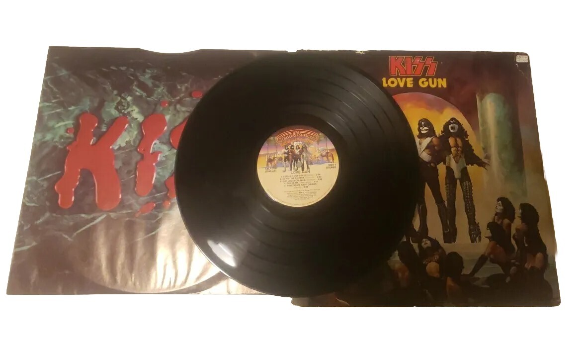 G*e様 KISS　LPレコード　アルバム帯7枚　シール3枚　(匿名配送) G*e様 KISS LPレコード アルバム帯7枚 シール3枚 (匿名配送)