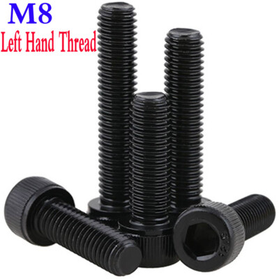 M8 x 1.25 Grade 12.9 Left Hand Thread Hex Socket Head Cap Screws Allen key Bolts