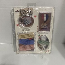 Plastic Pockets Sheet Raised for Keepsakes Scrapbook Notebook Binder