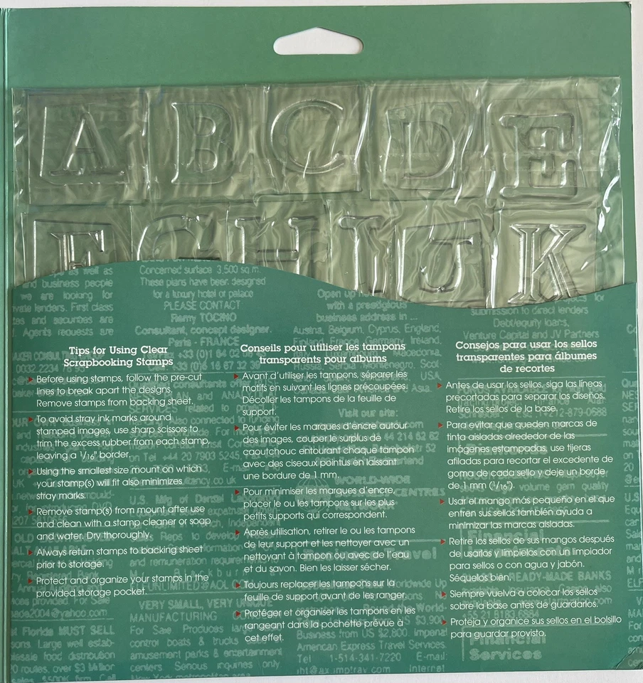 Selos de scrapbooking de mídia a noite toda resgate transparente alfabeto xadrez fabricação de cartões - Imagem 3 de 4