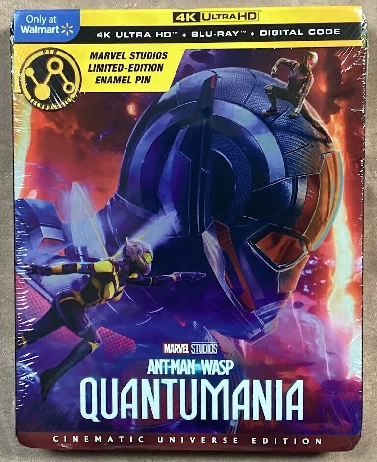 Ant-Man and the Wasp: Quantumania (Walmart Exclusive W/ Enamel Pin) (4K UHD  + Blu-ray + Digital Code) 