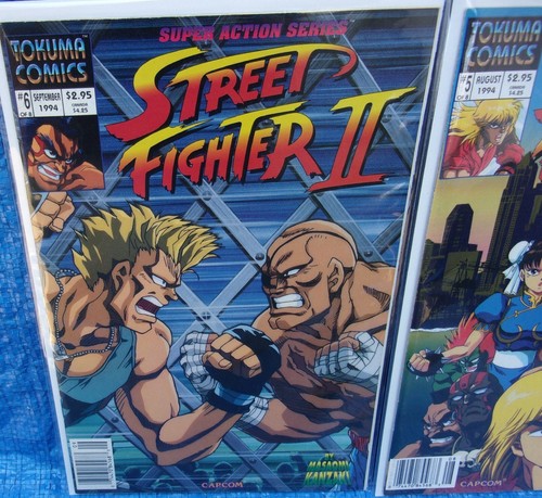 Tokuma Comics Street Fighter II #1 4 5 6 7 8 Lot Capcom Ryu Ken Guile Sagat Chun - Picture 12 of 18