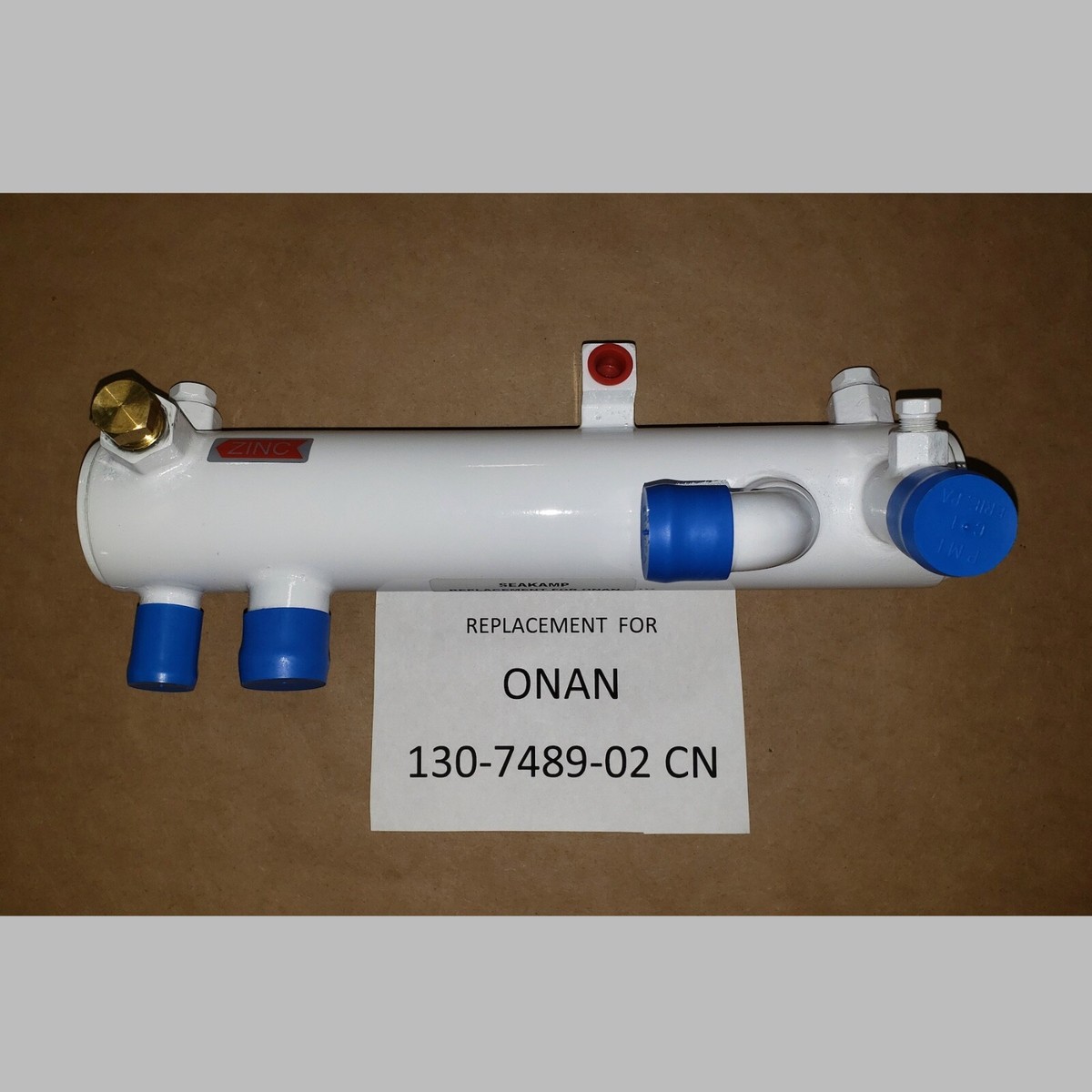 NEW Seakamp Onan 130-7489-02 CN Heat Exchanger MDKDK, MDKDL