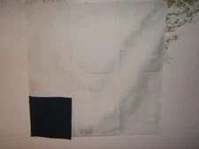 Ralph Lauren, Vieux Poirt, Outdoor Fabric, Remnant, 27" W X 27" L, Color Blanc