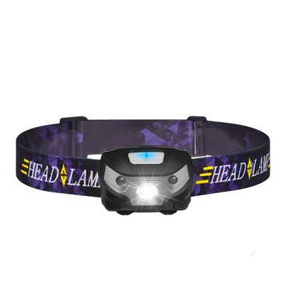 2pcs LED Headlamp Super Bright USB Rechargeable Headlamp Flashlight BATTERY