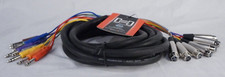 Hosa 8 Channel Audio Snake STX-805F 16.5ft. 5M XLR3F to 1/4" TRS FREE SHIPPING 