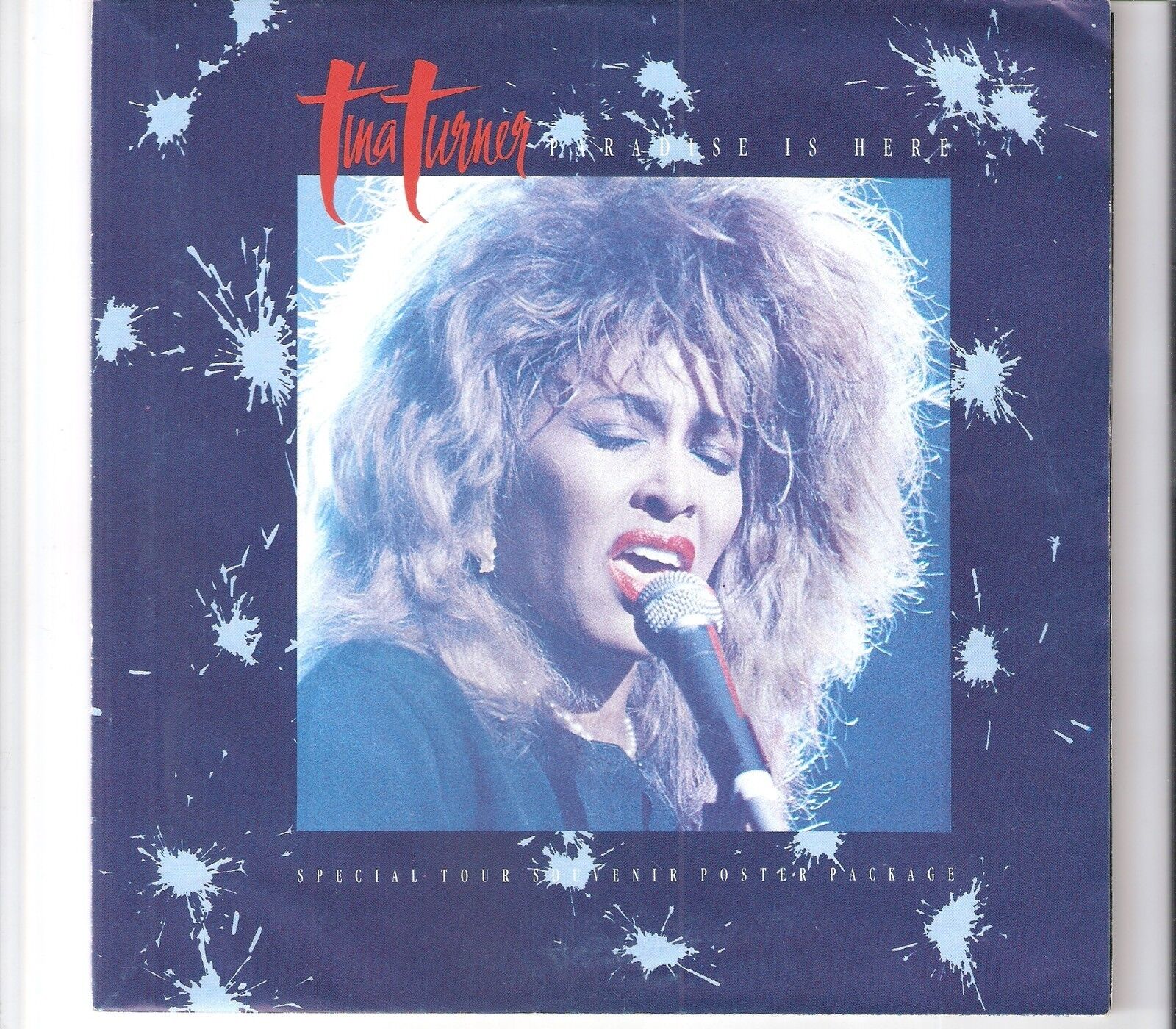 TINA TURNER - Paradise is here                         ***Tournee Postercover***