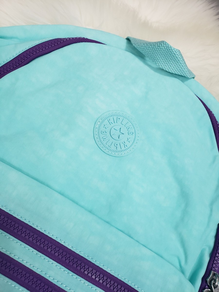 FRESH TEAL Kipling Bouree Backpack BP4192 purple blue School 