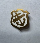 Antique Civil War 9th Corps Brass and Enamel Badge