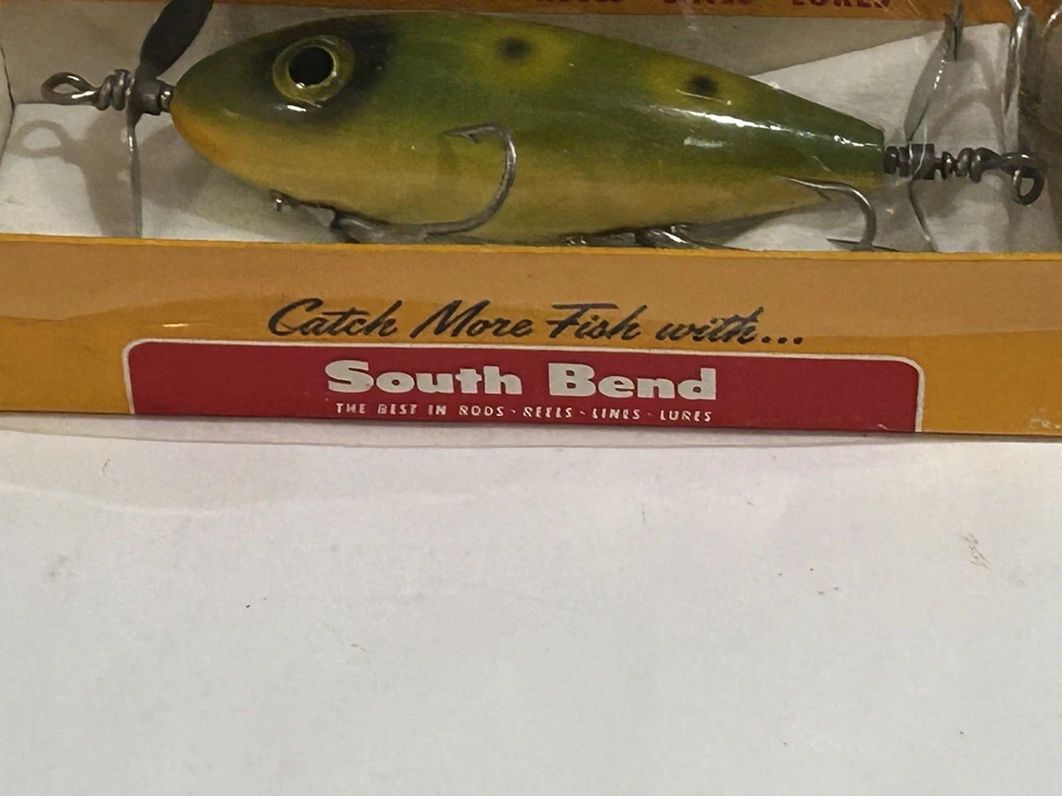 Vintage South Bend Surf Oreno No. 963F In Original Box - Bass Oreno 3 - 3/4” - Image 3 of 4