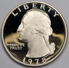1978 S GEM DCAM PROOF WASHINGTON QUARTER