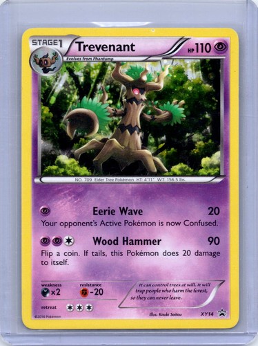 Trevenant XY14 Holo Promo XY Promo Pokemon Holo Moderately Played