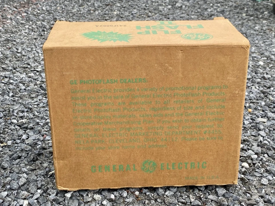 通用电气 FLIP FLASH II 闪光灯“NOS”完整 24 包盒(192 个闪光) — 第 4/4 张图片