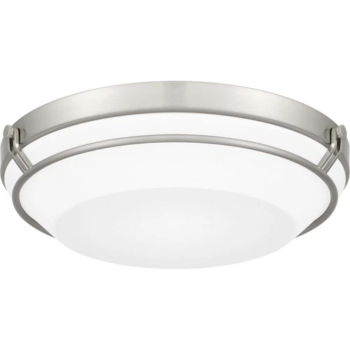 Quoizel DNB1616 Dunbar 16"W LED Flush Mount Ceiling Fixture - Nickel - Picture 12 of 12