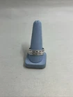 VTG sterling silver 925 twisted rope band ring (6.96g,sz-12)