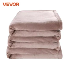 King Size Electric Heated Blanket Throw Soft Plush with 5 Heat Settings Washable
