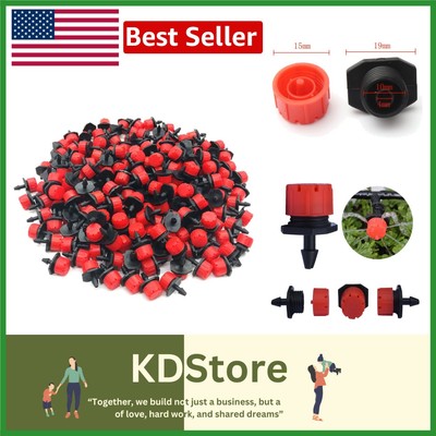 360° Adjustable Drip Irrigation Sprinklers   100pcs for Precise Watering