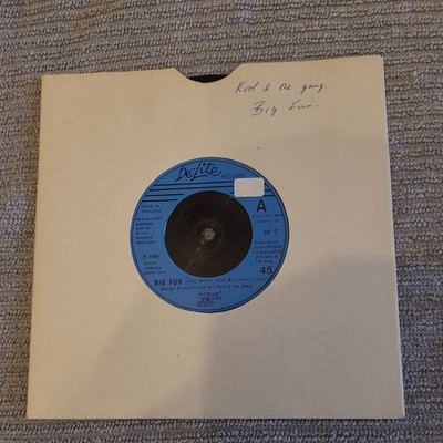 kool & the gang big fun/ Get down on it  7'' vinyl 