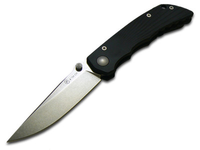 Spartan Blades Talos 2 SFBL13BKSW Black Starburst Aluminum 154CM Pocket Knife