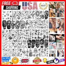 48 Sheets 3D Small Temporary Tattoos For Kids Women Neck Girls Arm Boys, Temp...