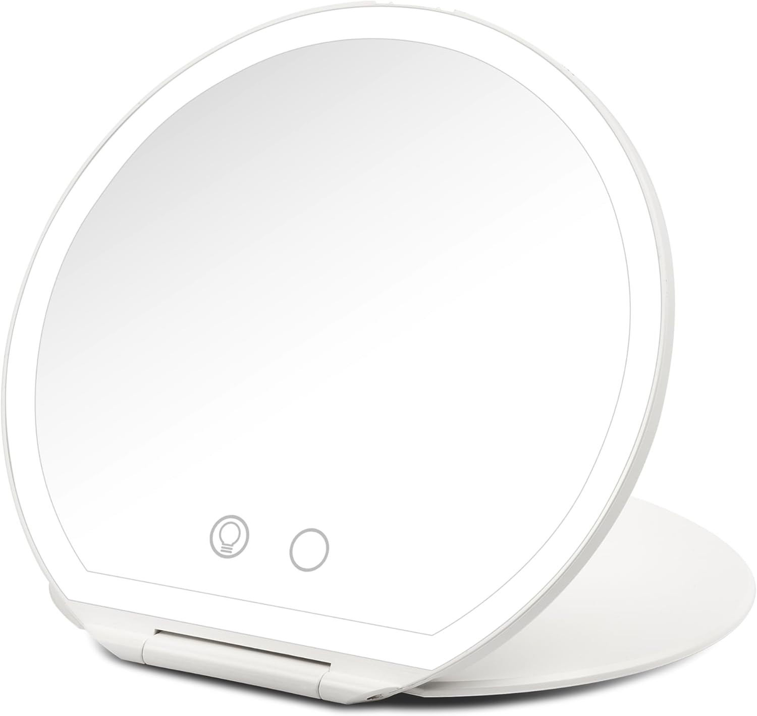 Specchio Trucco LED Girmi BE03 - Portatile, Ultraslim e 3 Luci Colorate