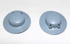 14695V, Hut, Federhut (mit 2x Loch), Landsknecht, mittelgrau