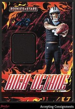 2025 Rookies &7 Stars High Octane #3 Tetairoa McMillan RC ROOKIE JERSEY PANTHERS