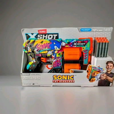 ZURU X-Shot Skins Sonic the Hedgehog Dart Gun Set DREAD HYPER SPIKE 2024