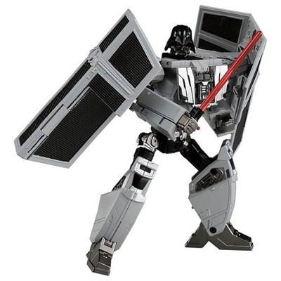 Star Wars Powered by Transformers Takara Tomy 01 Tie Advanced x1