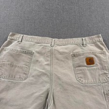 Vintage Y2K Carhartt Carpenter Shorts Tan 42 Workwear Utility