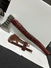 medieval wood handle axe