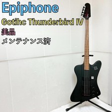 Epiphone Gotihc Thunderbird Iv Black