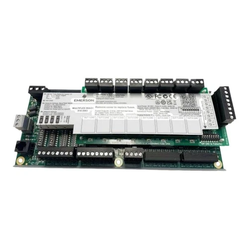 Emerson MultiFlex 88AO+ 810-3063 Board. 8 Inputs, 8 Outputs, & 4 Analog outputs