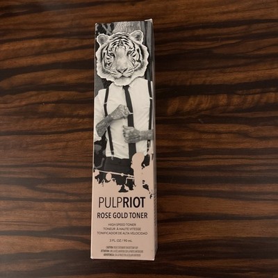 Pulp Riot Rose Gold High Speed Toner 3 Oz Vegan Hair Dye