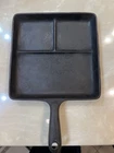 Vintage Wagner Ware Sidney O Cast Iron Bacon and Egg Breakfast Skillet 1101