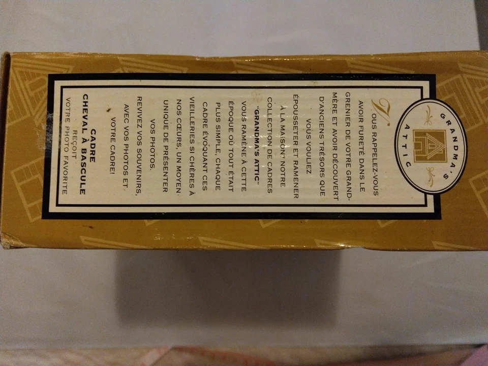 Grandma’s Attic Rocking Horse Pictute Frame - Holds A 2.5” X 3”Photo - Image 3 of 4