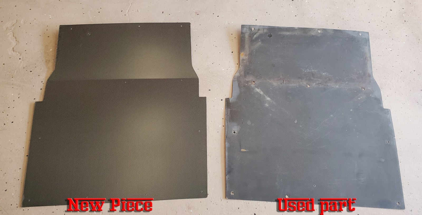 Ferrari F40 Front Floor Under Tray. Part Number: 62383800    70% Discount.