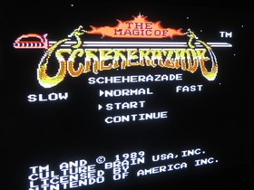 The Magic of Scheherazade (Nintendo NES) Excellent w/ Manual & Sleeve TESTED!