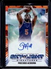 2024 Topps Chrome Sapphire Basketball Orange Precious Achiuwa #SLS-PAC